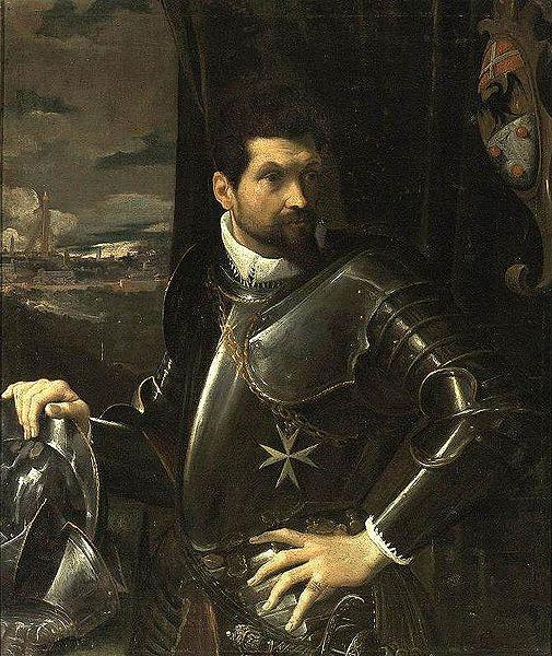 Ludovico Carracci Portrait of Carlo Alberto Rati Opizzoni in Armour China oil painting art